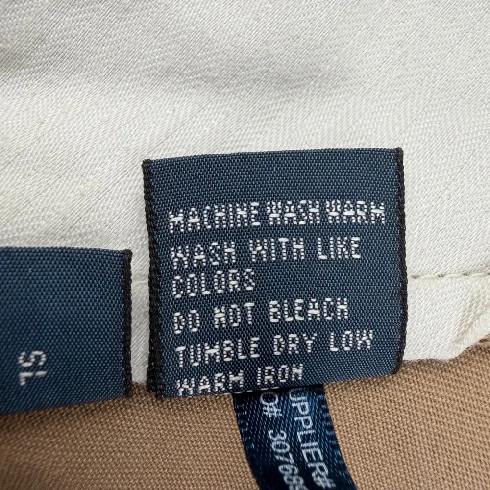 Polo Ralph Lauren Preston Pant Men 40x29 Khaki Tan Chino Twill Cotton Trousers